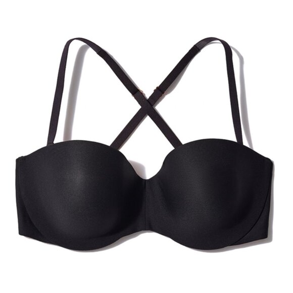 Soma $68 BODIFY Strapless Convertible Multi Way Bra 38D Nude Warm Amber - Picture 9 of 15